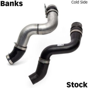 Ram 2500 Boost Tube Upgrade Kit - Banks Power - Red Raw Finish - `19-`24